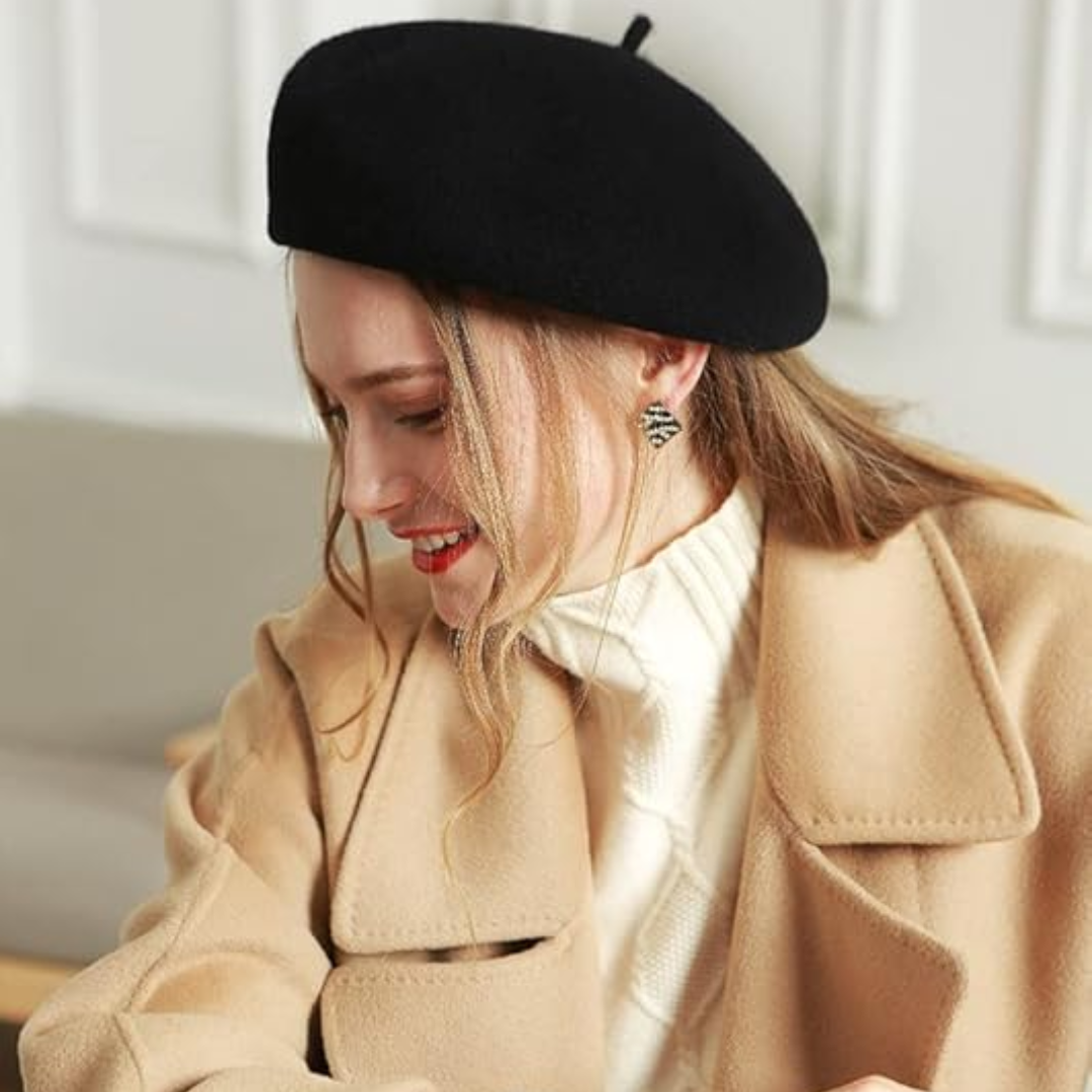 Cromos | Béret en laine français classique – Evelyne