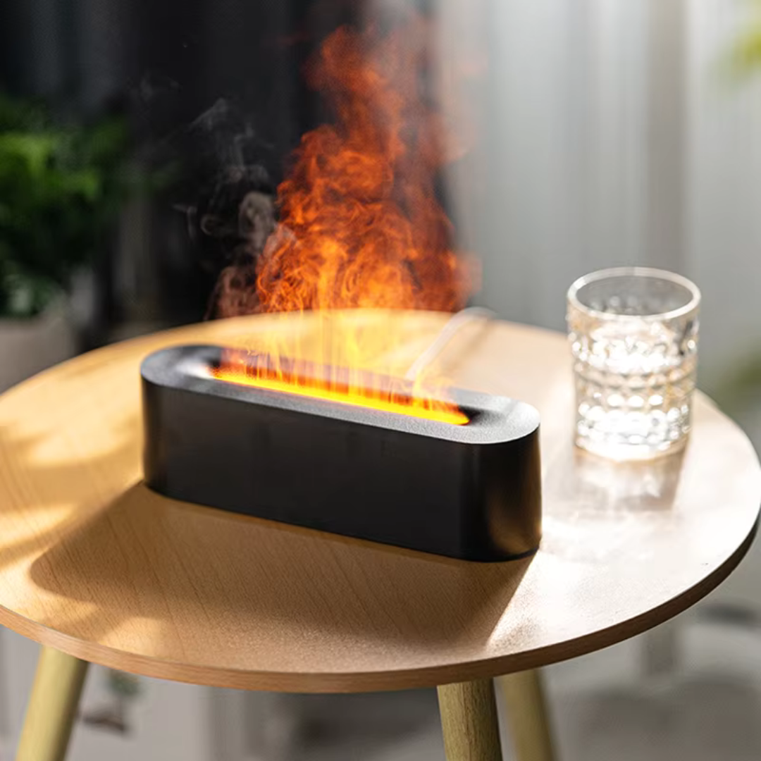 Cromos | Foyer LED Effet Flamme avec Diffusion de Parfum Relaxant – AuraFlame