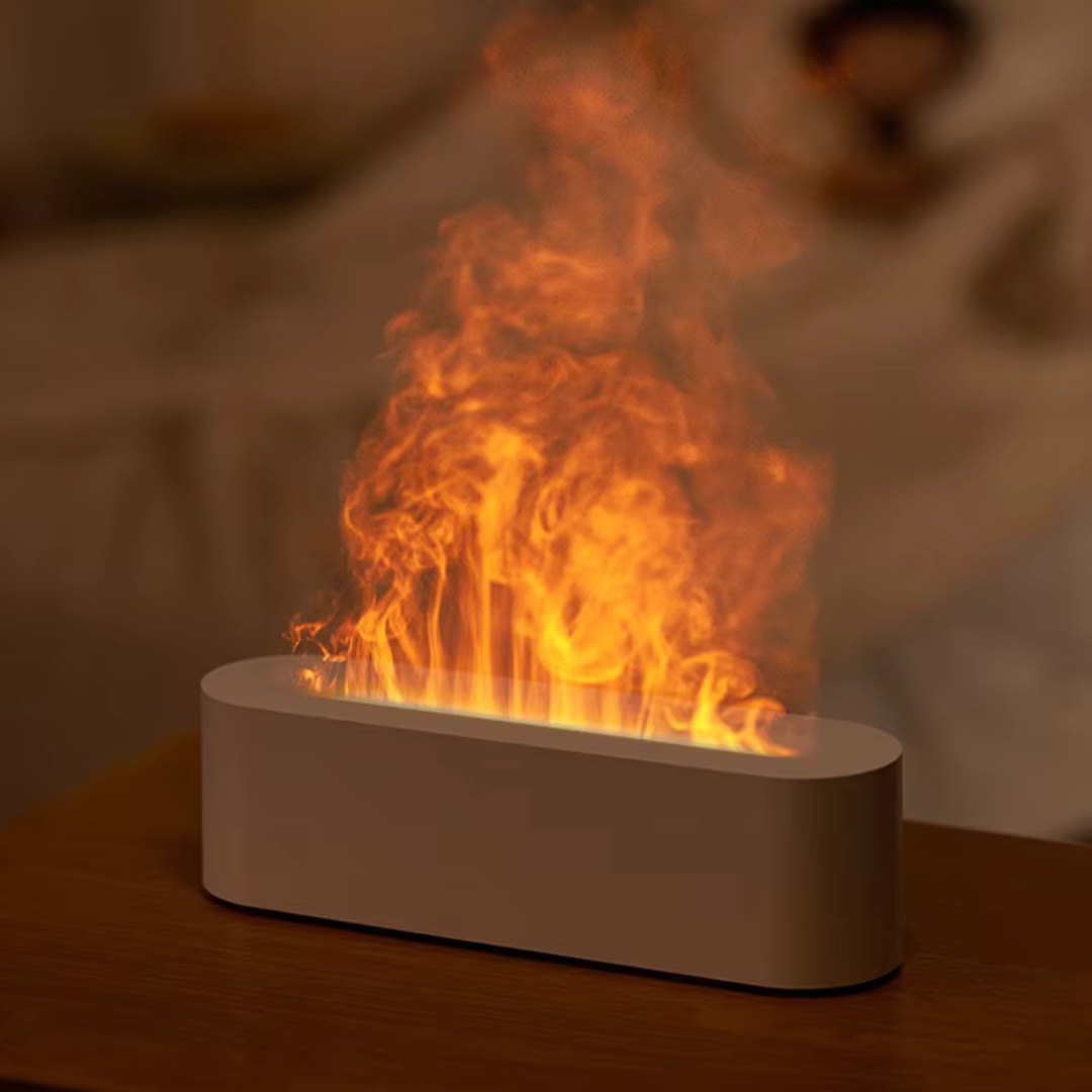Cromos | Foyer LED Effet Flamme avec Diffusion de Parfum Relaxant – AuraFlame