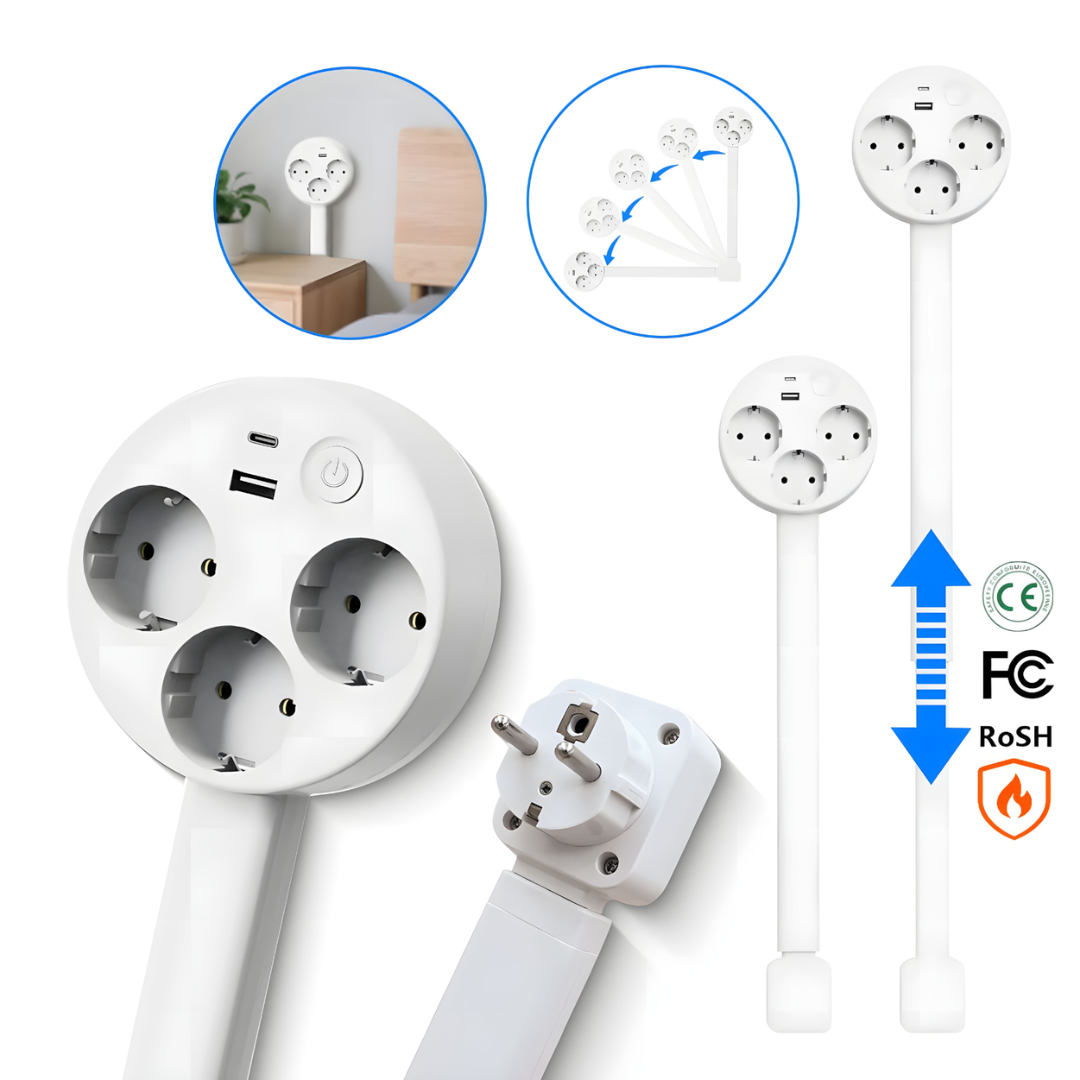 Cromos | Prise Extensible Intelligente et Moderne – PowerReach