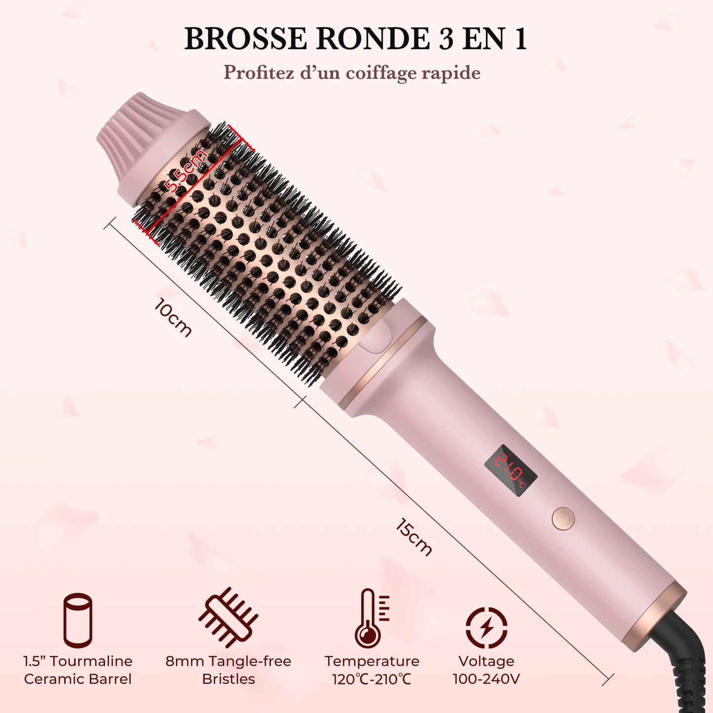 Cromos | Brosse Chauffante Ionique – HeatWave