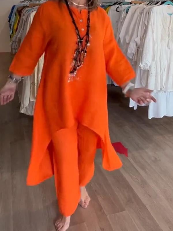Cromos | BreezyChic Costume en Lin Uni Homme – Ensemble Léger et Élégant Respirant pour Été et Style Décontracté Chic