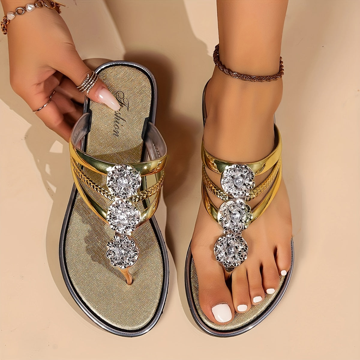 Cromos | Sandales Glamour Élégantes Eloira – Confort & Style Chic pour Femme