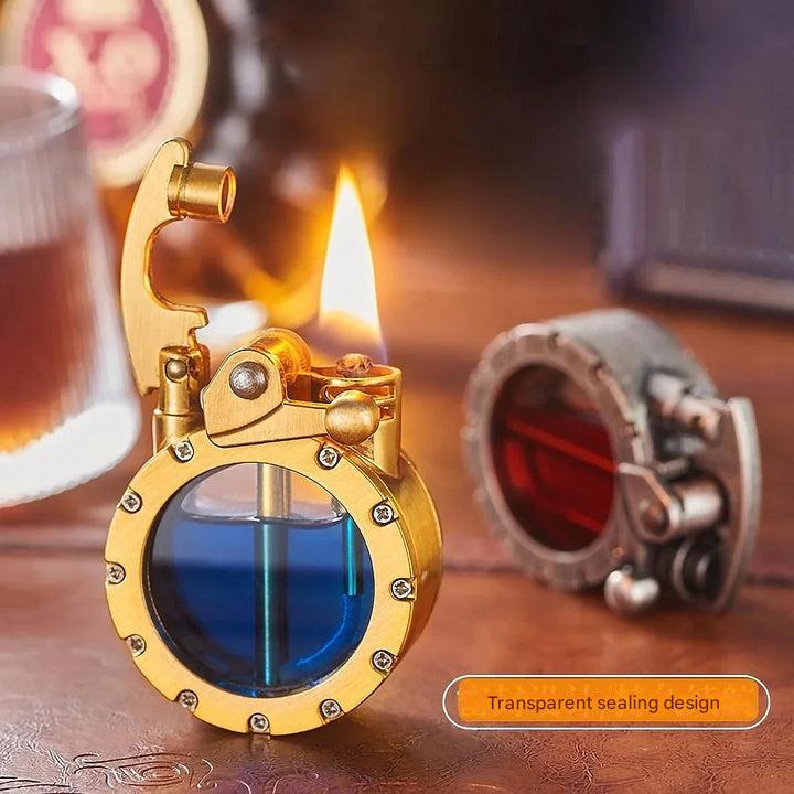 Cromos | Briquet Ancien Transparent à Pierre – FlintAura