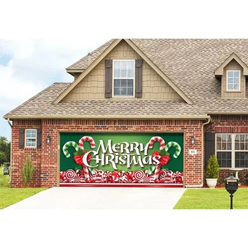 Cromos | Magie de Porte de Garage Festive Édition Noël – Décoration Murale et Extérieure Festive pour Ambiance de Fêtes