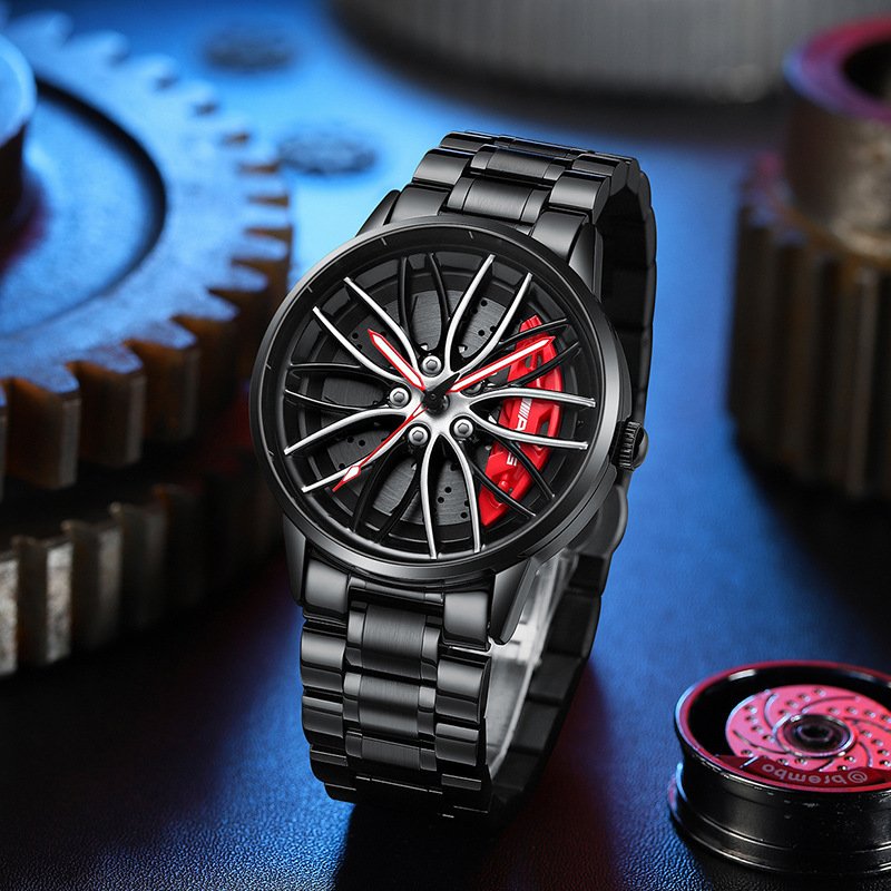 Cromos | Montre-bracelet homme RaceVision – design voiture de course élégant, montre sportive au style luxe moderne