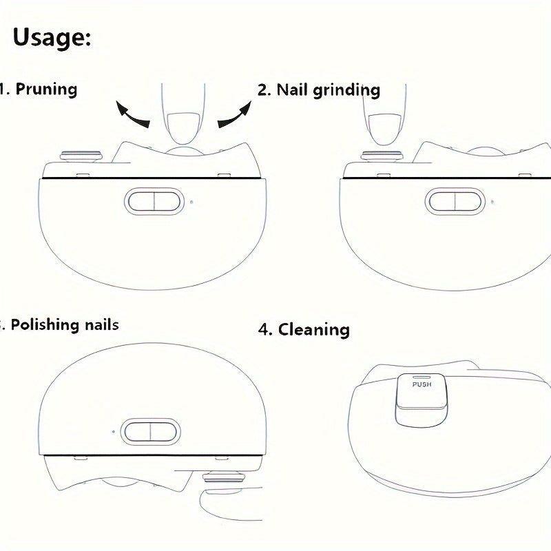 Cromos | Coupe-Ongles Électrique Intelligent Sécurisé