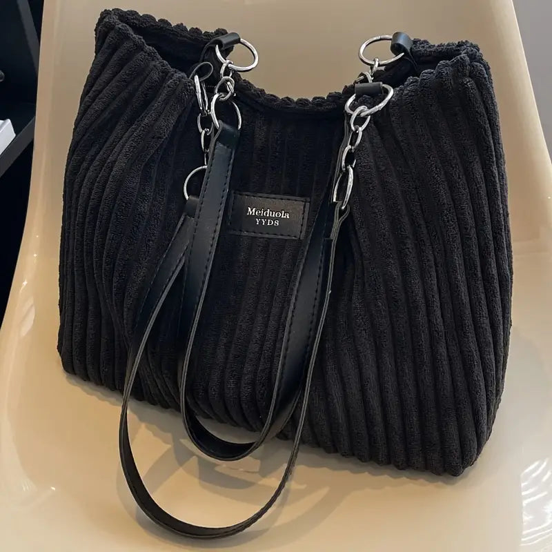 Cromos | Sac à Bandoulière en Velours Côtelé – Amelia