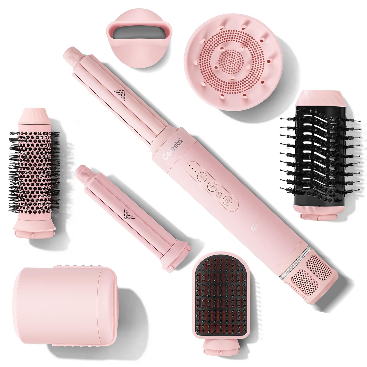 Cromos | Sèche-Cheveux AirStyler 8-en-1 Rose – Celesta