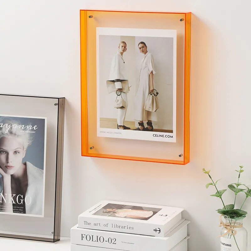 Cromos | Cadre Photo Transparent Coloré – FramePop