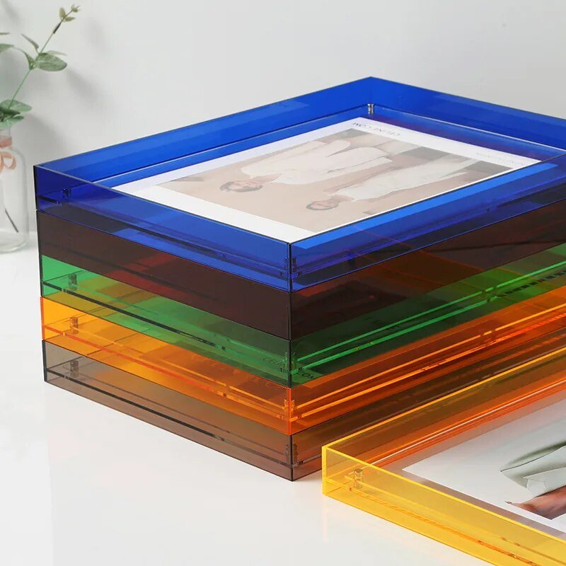 Cromos | Cadre Photo Transparent Coloré – FramePop
