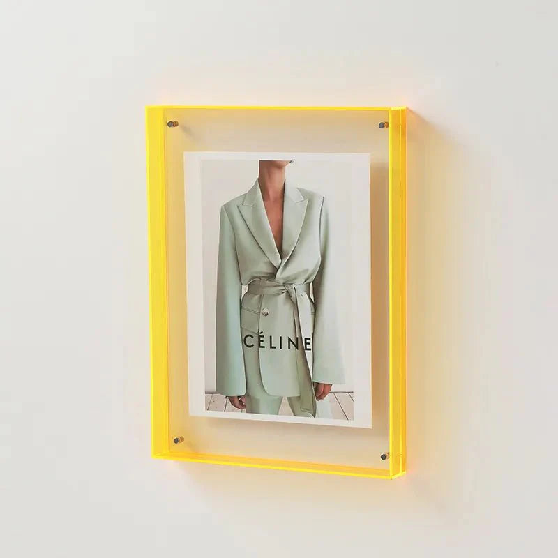 Cromos | Cadre Photo Transparent Coloré – FramePop