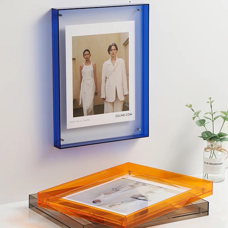 Cromos | Cadre Photo Transparent Coloré – FramePop