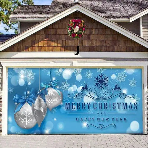 Cromos | Magie de Porte de Garage Festive Édition Noël – Décoration Murale et Extérieure Festive pour Ambiance de Fêtes