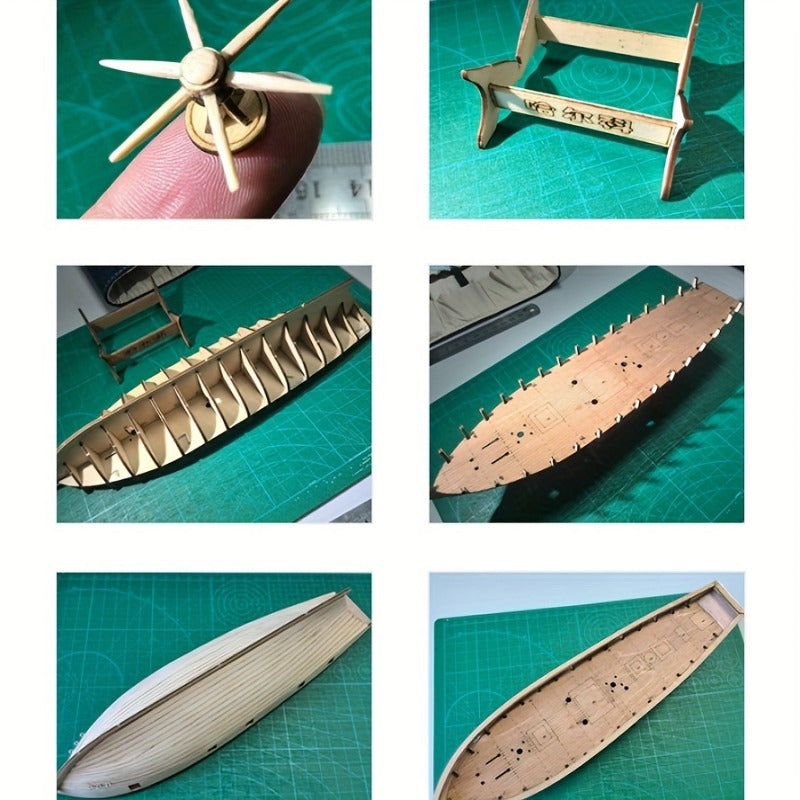 Cromos | Puzzle 3D Bateau à Voile en Bois Classique – Modèle Détaillé