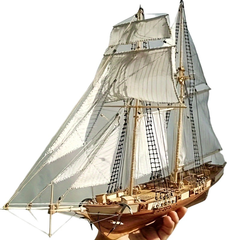 Cromos | Puzzle 3D Bateau à Voile en Bois Classique – Modèle Détaillé