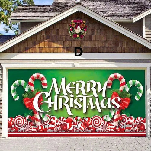 Cromos | Magie de Porte de Garage Festive Édition Noël – Décoration Murale et Extérieure Festive pour Ambiance de Fêtes