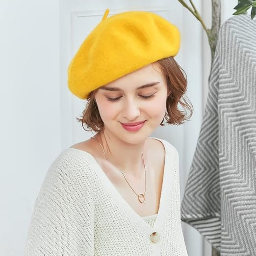 Cromos | Béret en laine français classique – Evelyne
