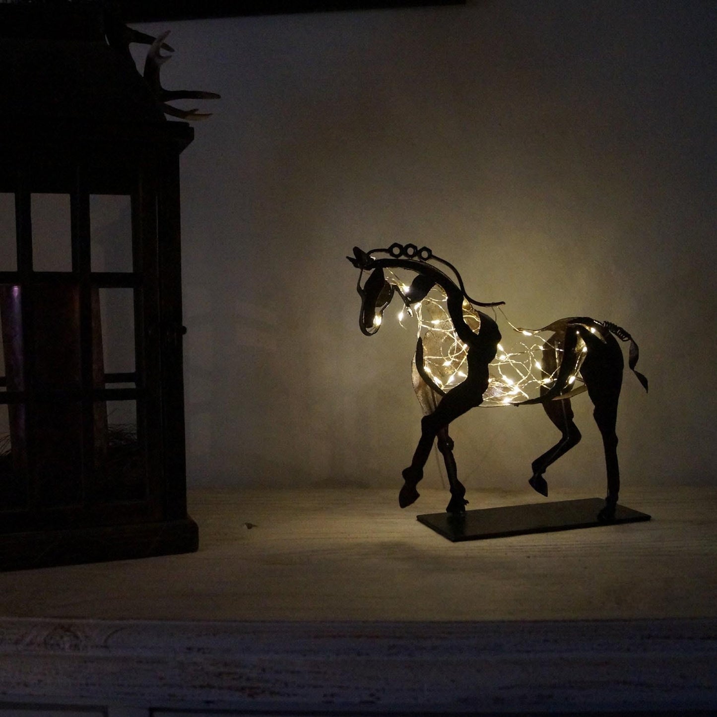 Cromos | Statue de Cheval Artisanale Décorative – Ferro