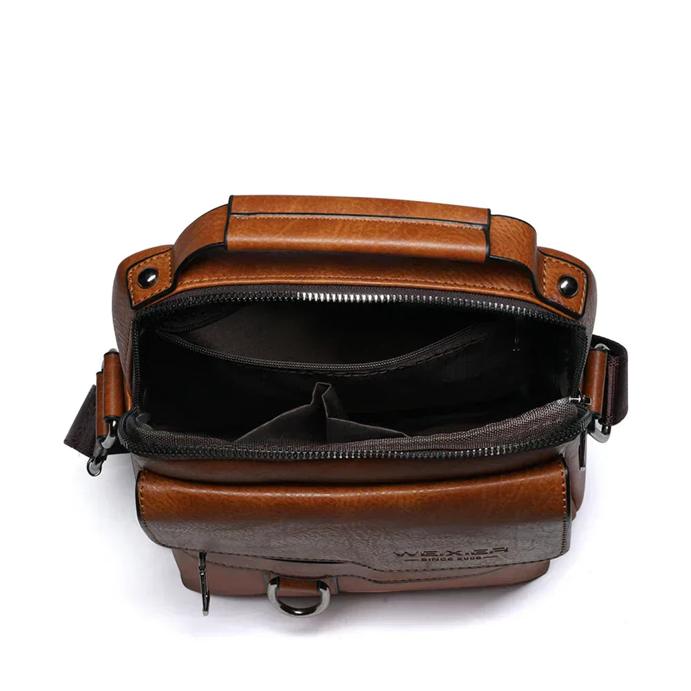 Cromos | Sac à Bandoulière en Cuir de Luxe – Wanlana