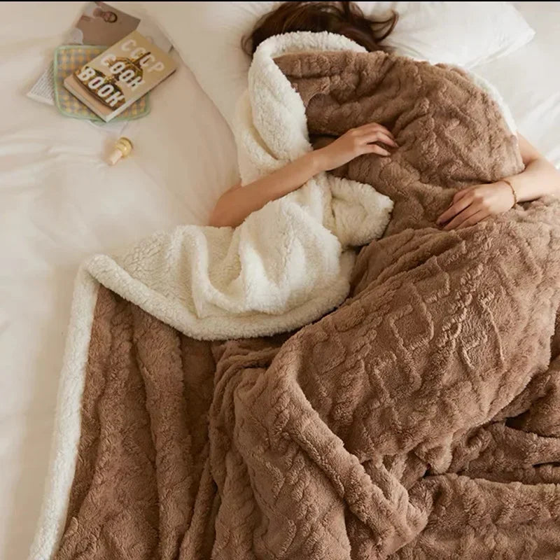 Cromos | Couverture Hiver Épaisse en Laine d’Agneau – WarmWool