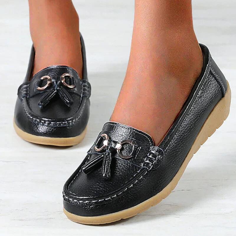 Cromos | Loafers orthopédiques en cuir Isabella – mocassins confort femme élégants soutien quotidien