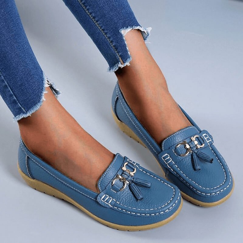 Cromos | Loafers orthopédiques en cuir Isabella – mocassins confort femme élégants soutien quotidien