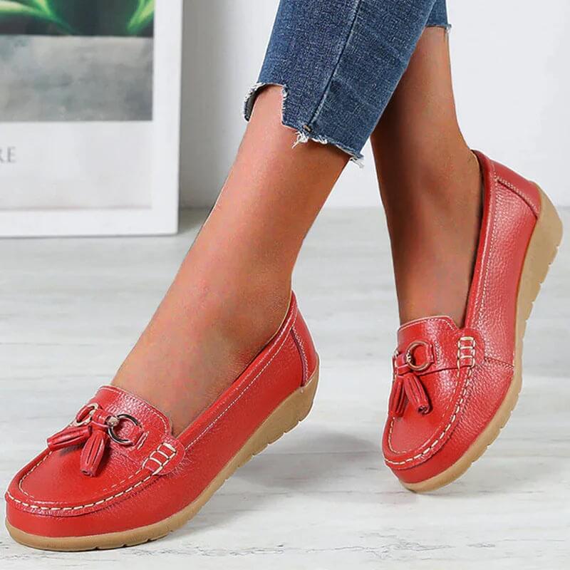 Cromos | Loafers orthopédiques en cuir Isabella – mocassins confort femme élégants soutien quotidien