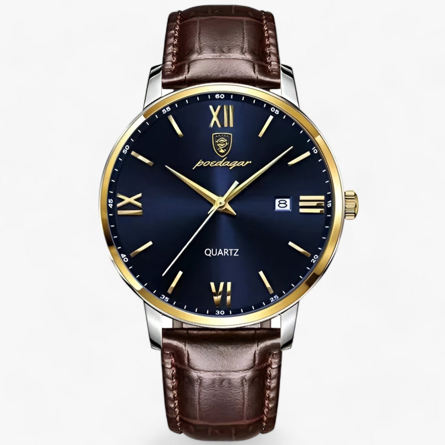Cromos | Montre Homme Luxe Bracelet Cuir – Adrien