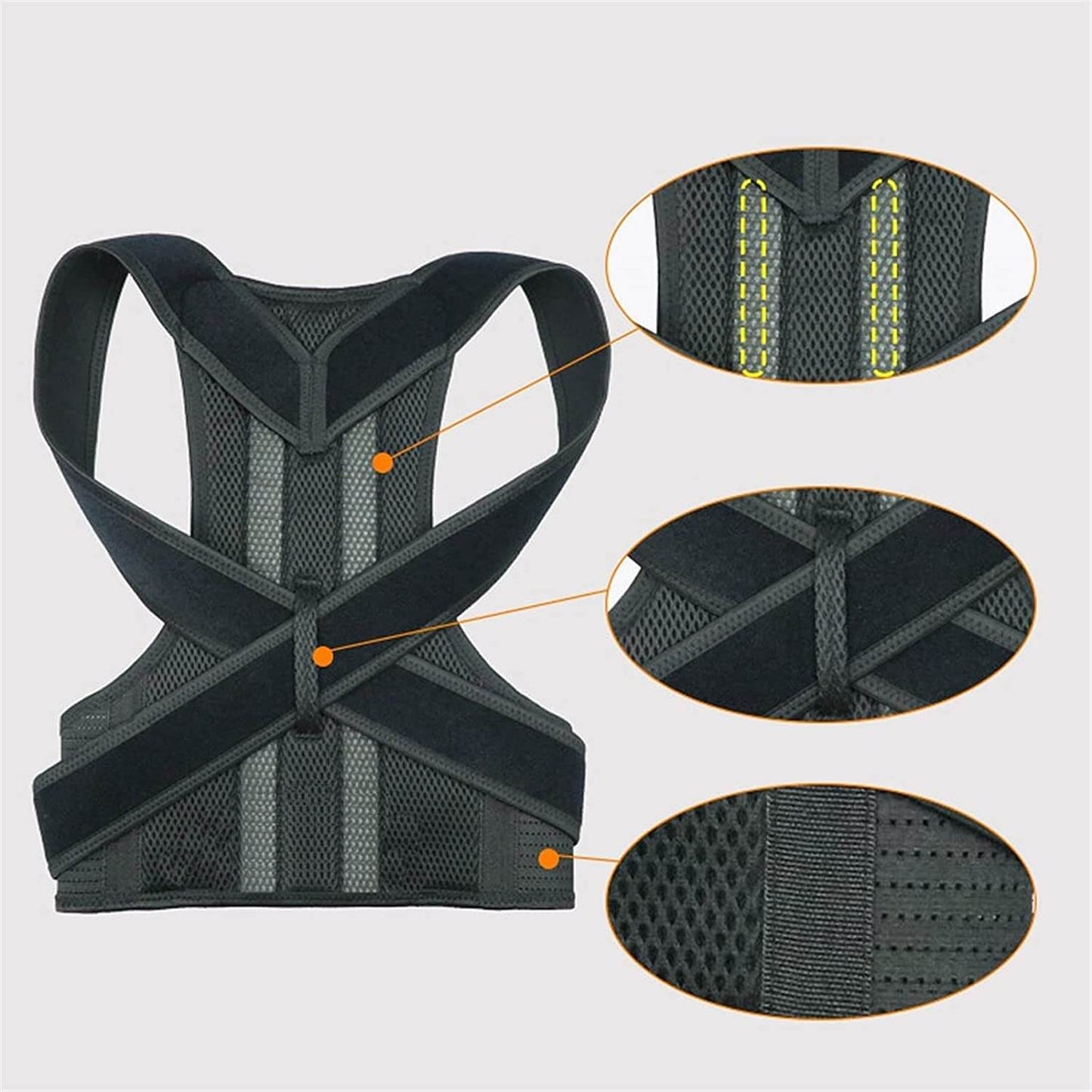 Holdning – Correcteur de posture ajustable et respirant pour hommes et femmes