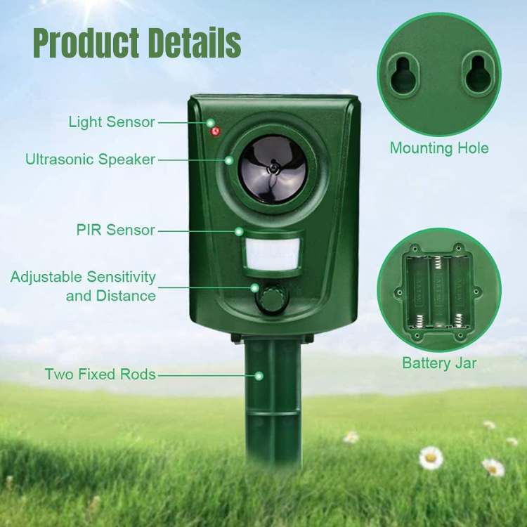 Cromos | Répulsif ultrasonique intelligent anti-chats
