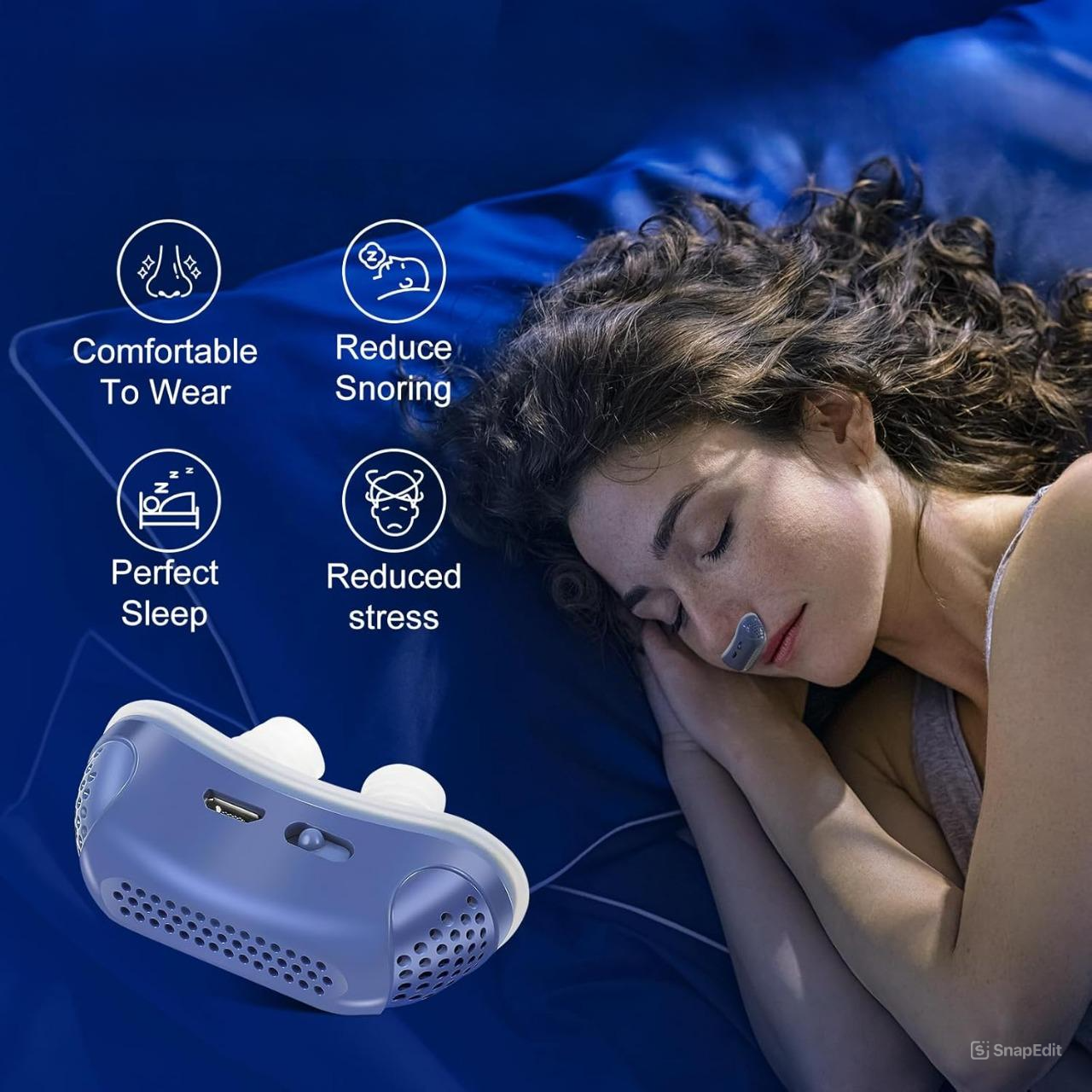 Cromos | Micro CPAP Portable Anti-Ronflement & Apnée du Sommeil