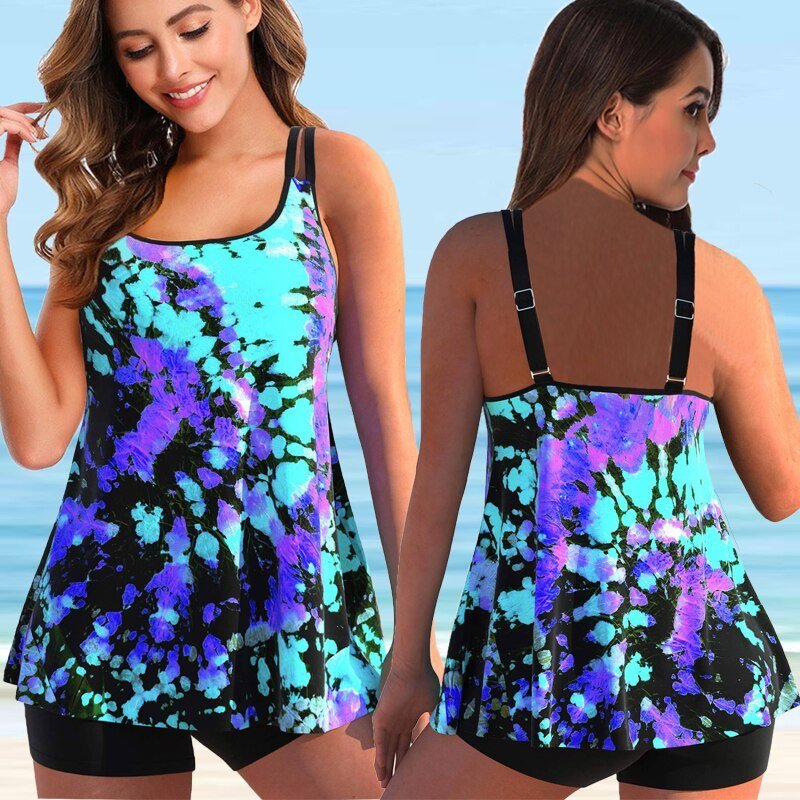 Cromos | Tankini grande taille Marielle pour plage et piscine – maillot de bain confortable et élégant femme