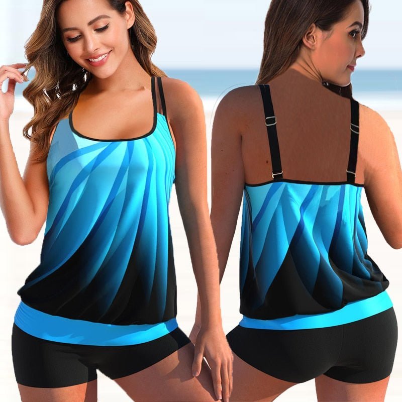 Cromos | Tankini grande taille Marielle pour plage et piscine – maillot de bain confortable et élégant femme