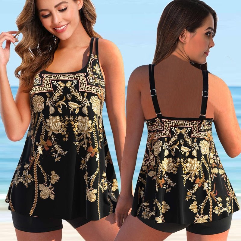 Cromos | Tankini grande taille Marielle pour plage et piscine – maillot de bain confortable et élégant femme